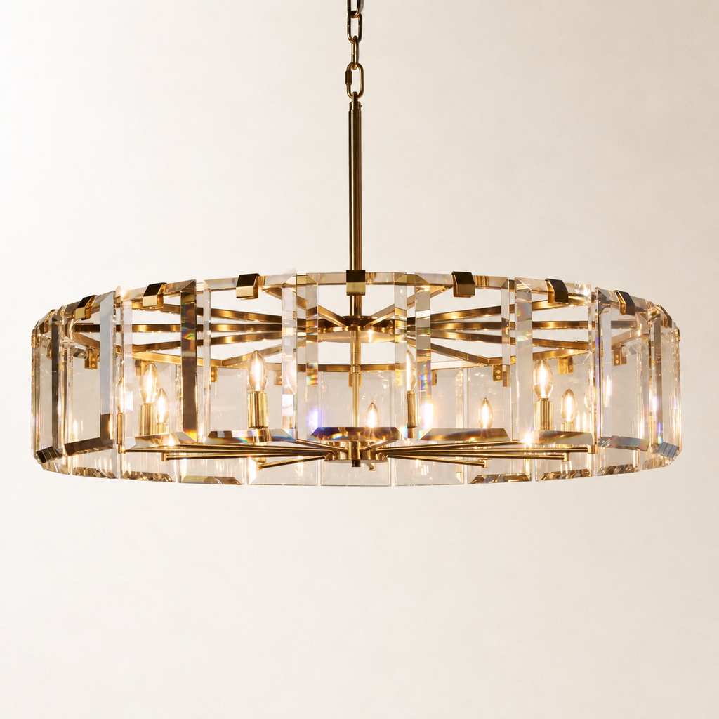 Elegant Amaya Round Chandelier 30" 38" 48"