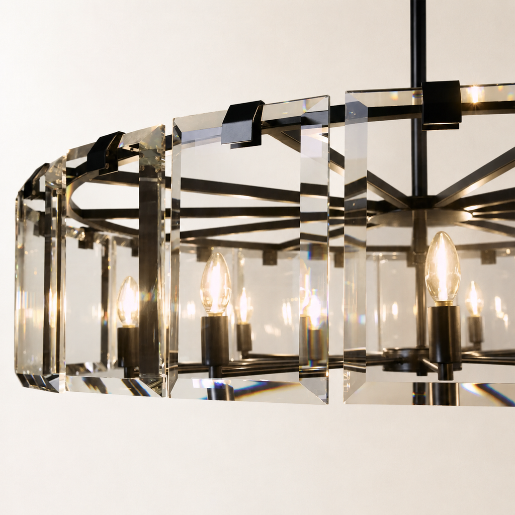 Elegant Amaya Round Chandelier 30" 38" 48"