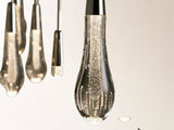Soltaire Round Chandelier in Nickel