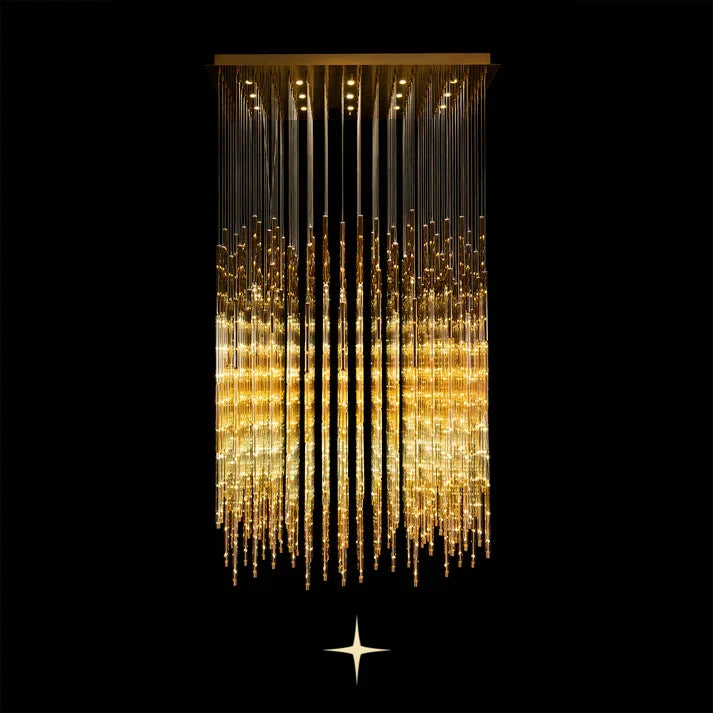 Echo Layered Rectangular Chandelier
