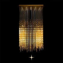 Echo Layered Rectangular Chandelier