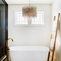 Althely Brass 3 Lights Pendant Chandelier