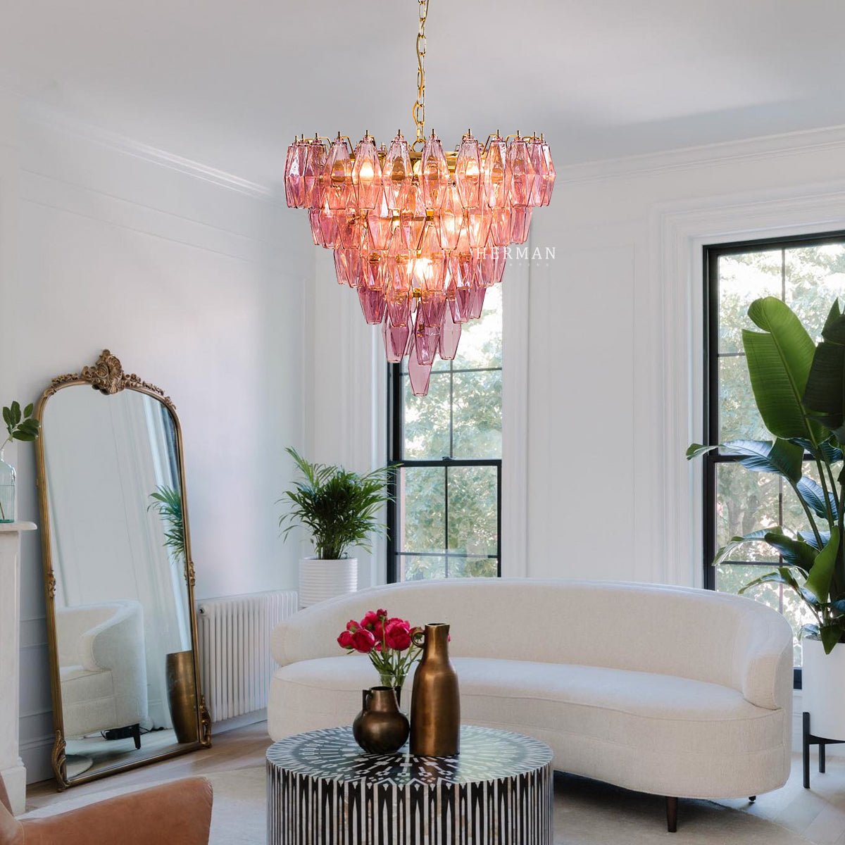 Asti Murano Glass Chandelier