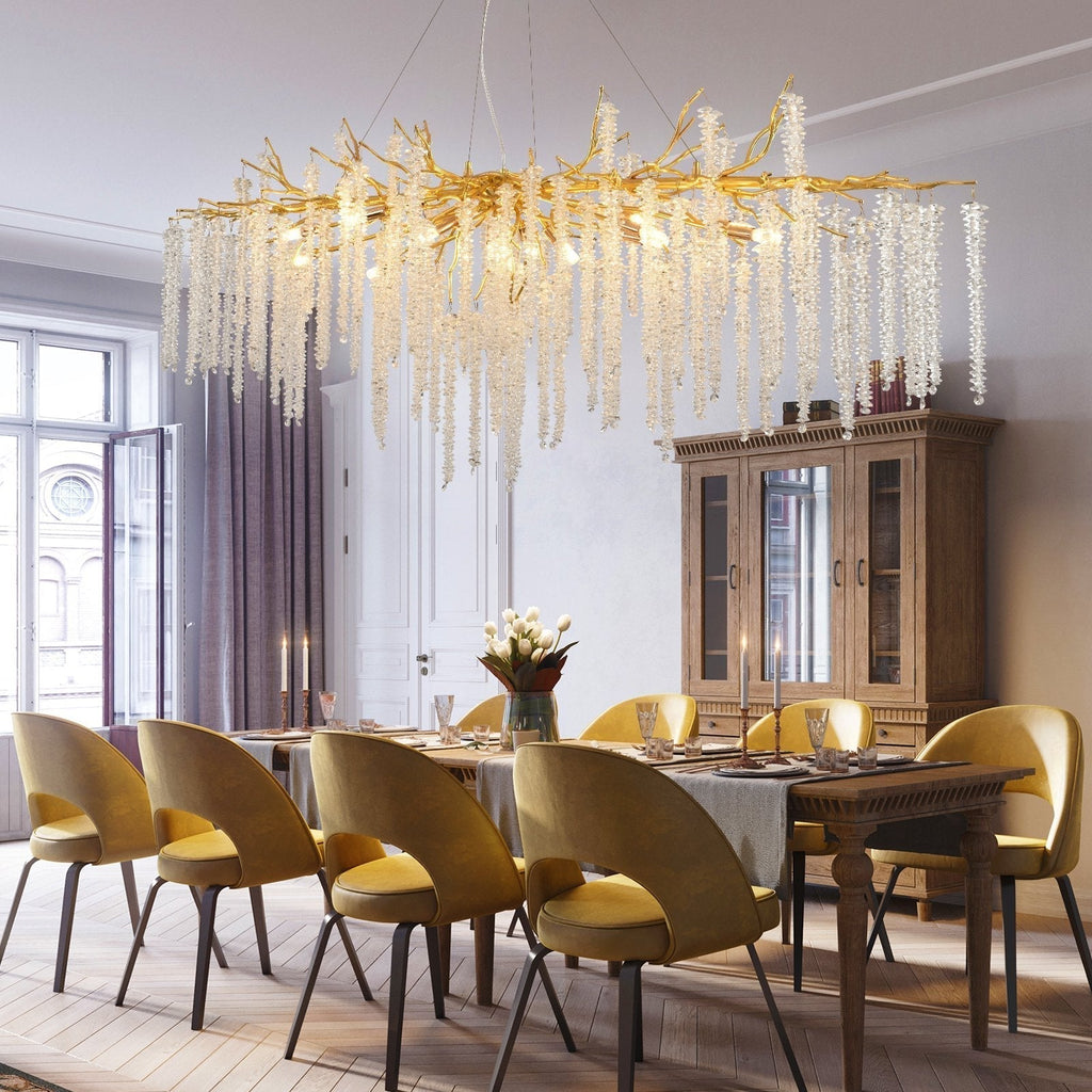 Branch Crystal Icicle Chandelier