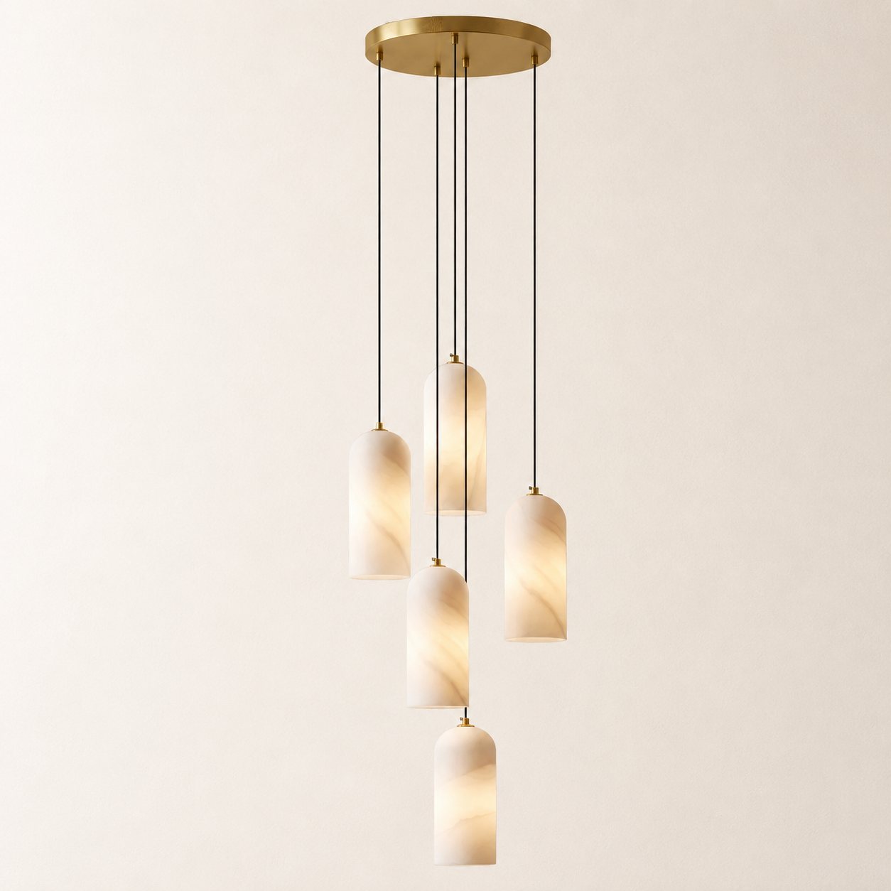 Montira Alabaster Dome Pendant Lamp