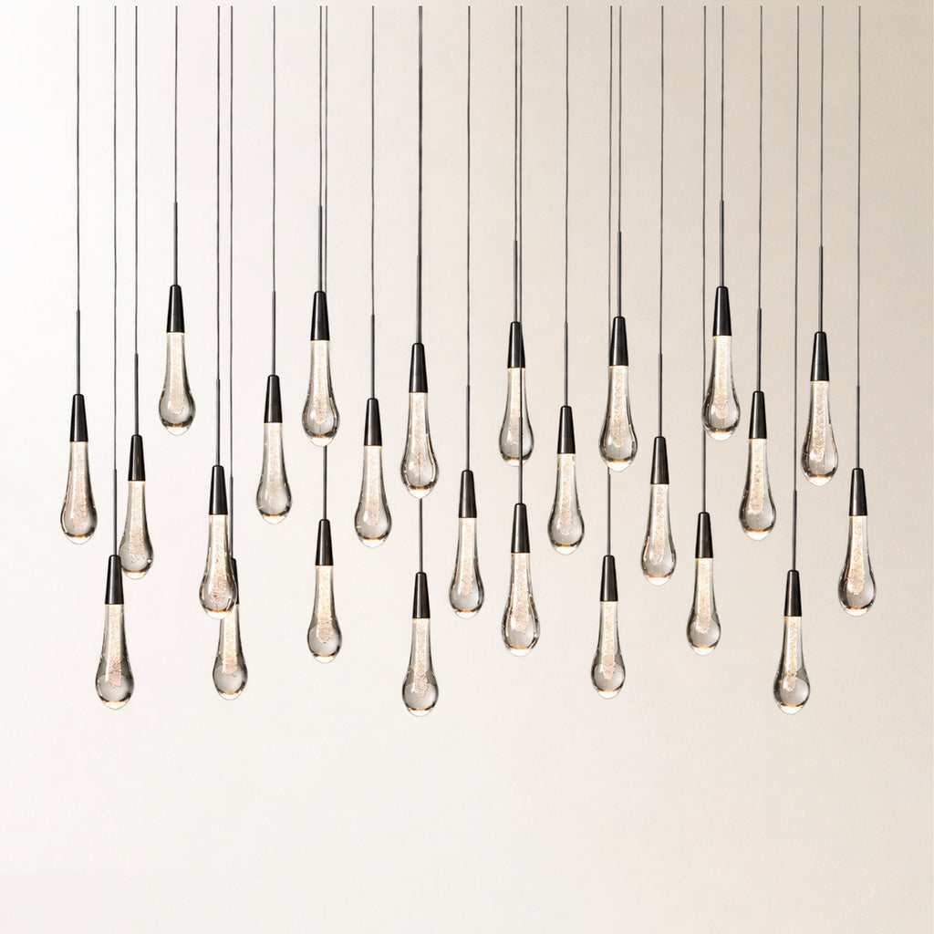 Soltaire Crystal Linear Chandelier 37" 50" 60" 70" 87" 120"W