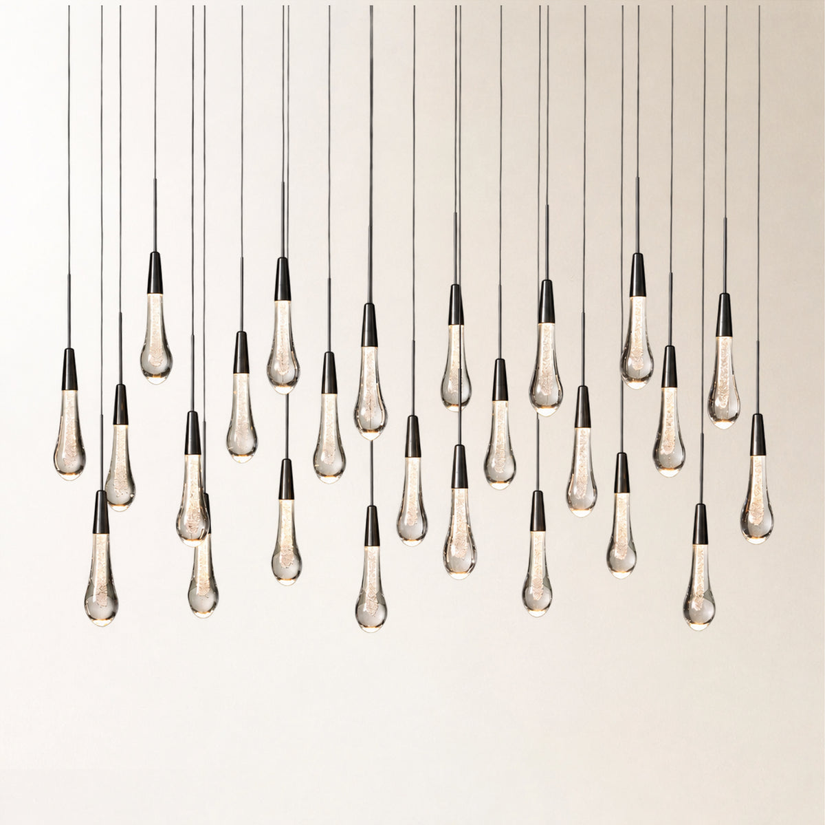 Soltaire Crystal Linear Chandelier 37" 50" 60" 70" 87" 120"W