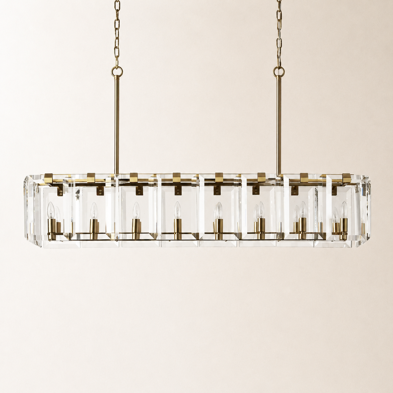 Amaya Rectangular Chandelier 40'' 53''