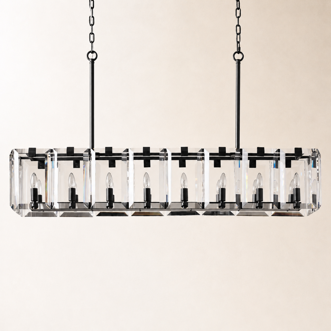 Amaya Rectangular Chandelier 40'' 53''