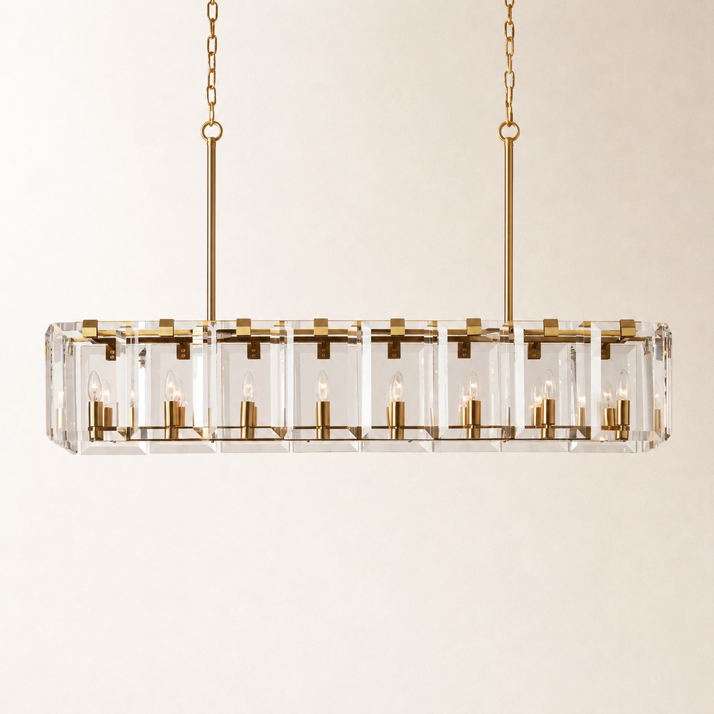 Amaya Rectangular Chandelier 40'' 53''