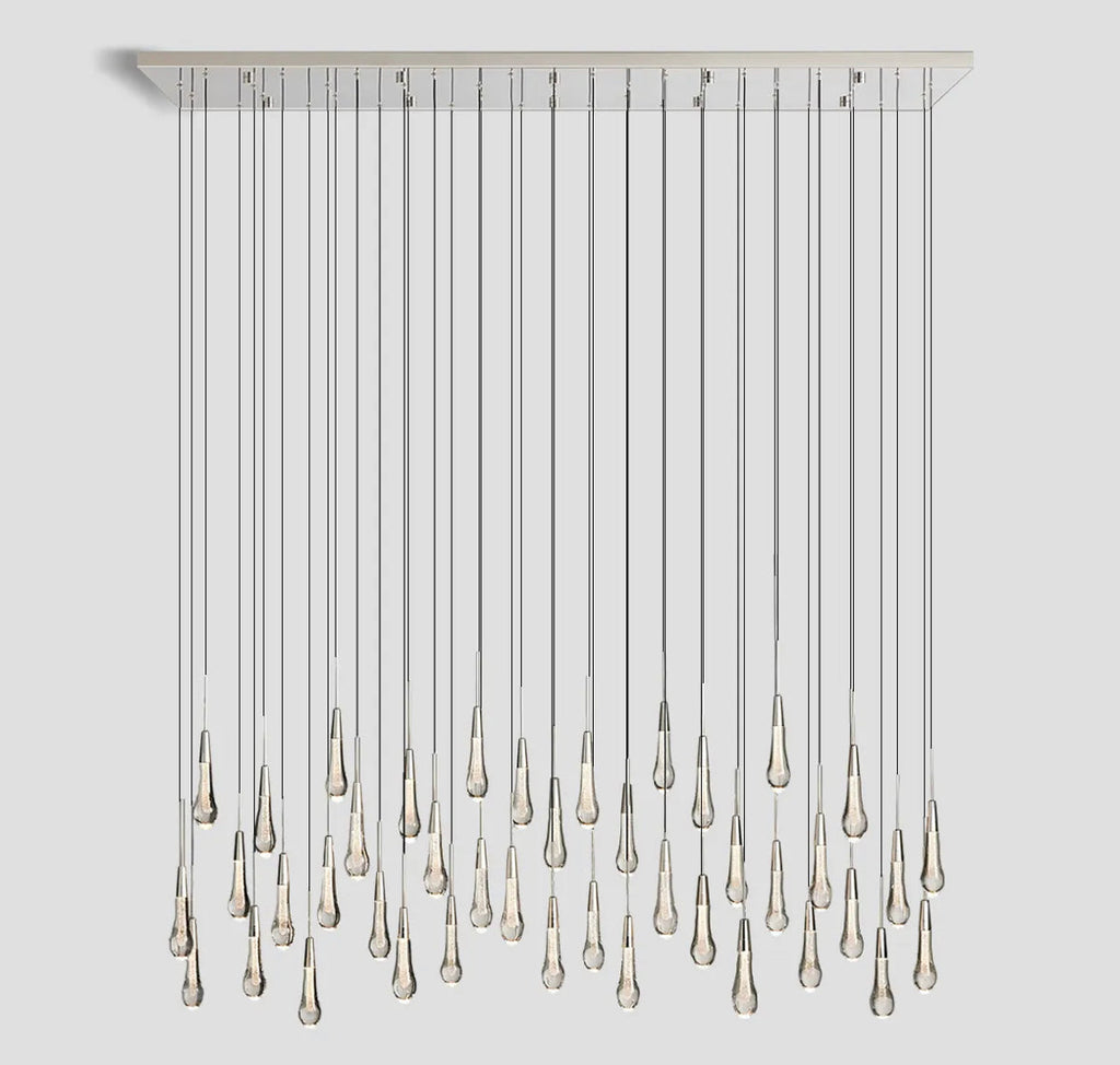 Soltaire Crystal Linear Chandelier 37" 50" 60" 70" 87" 120"W