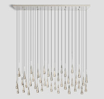 Soltaire Crystal Linear Chandelier 37" 50" 60" 70" 87" 120"W