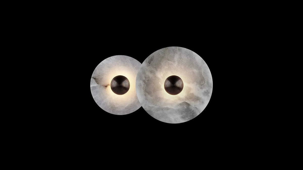 Alabaster Flushmount - 2 Surface