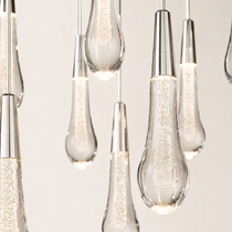 Soltaire Crystal Round Chandelier 17" 24" 36" 48" 58"D