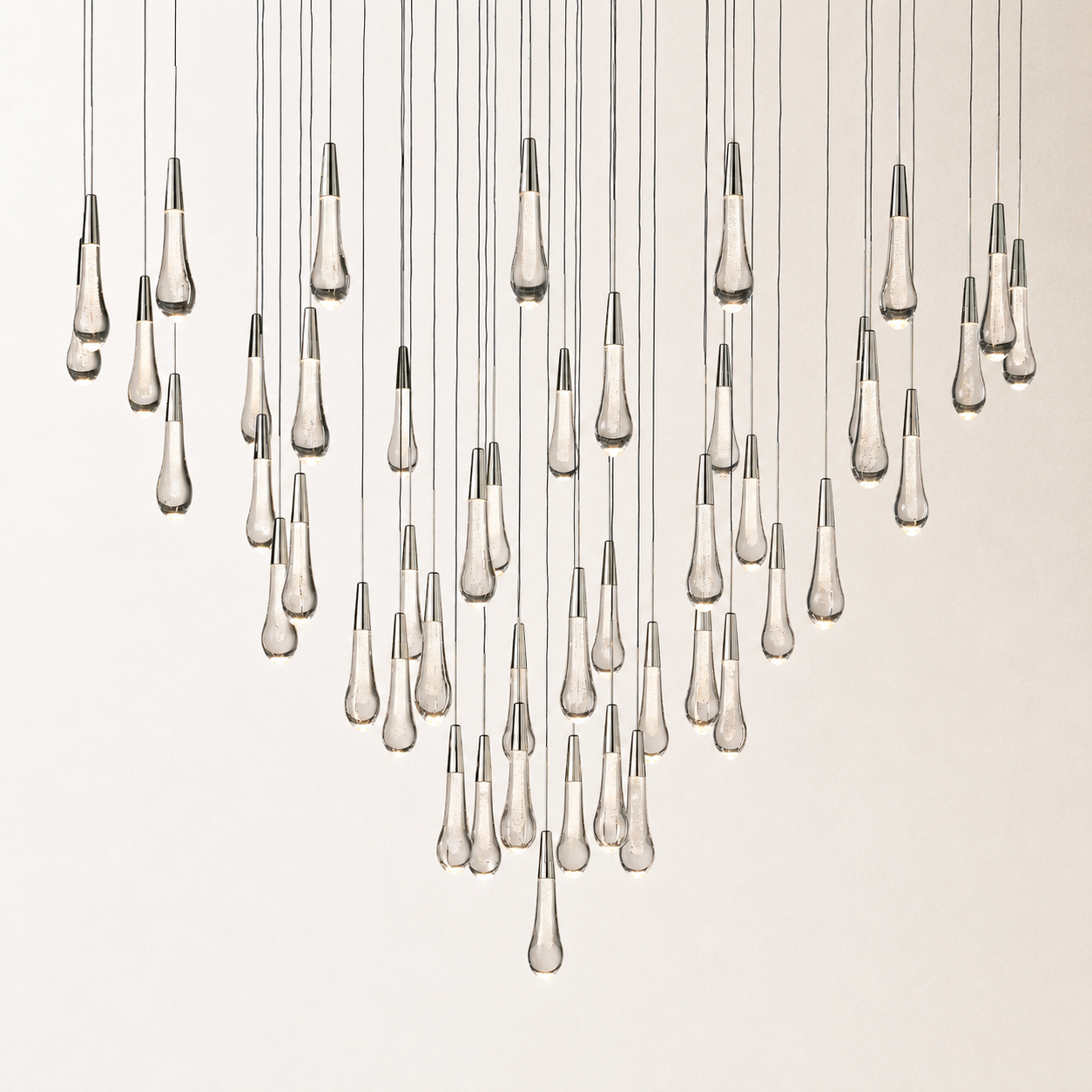 Soltaire Crystal Round Chandelier 17" 24" 36" 48" 58"D