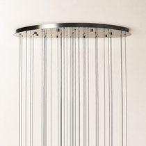 Soltaire Crystal Round Chandelier 17" 24" 36" 48" 58"D