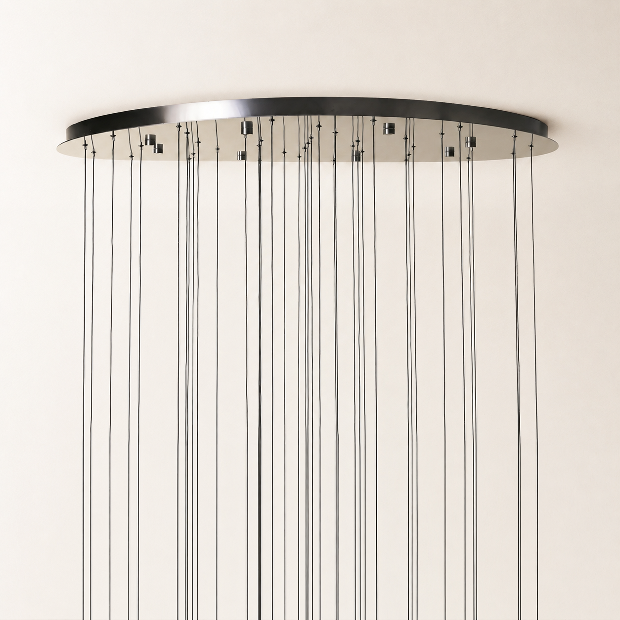 Soltaire Crystal Round Chandelier 17" 24" 36" 48" 58"D