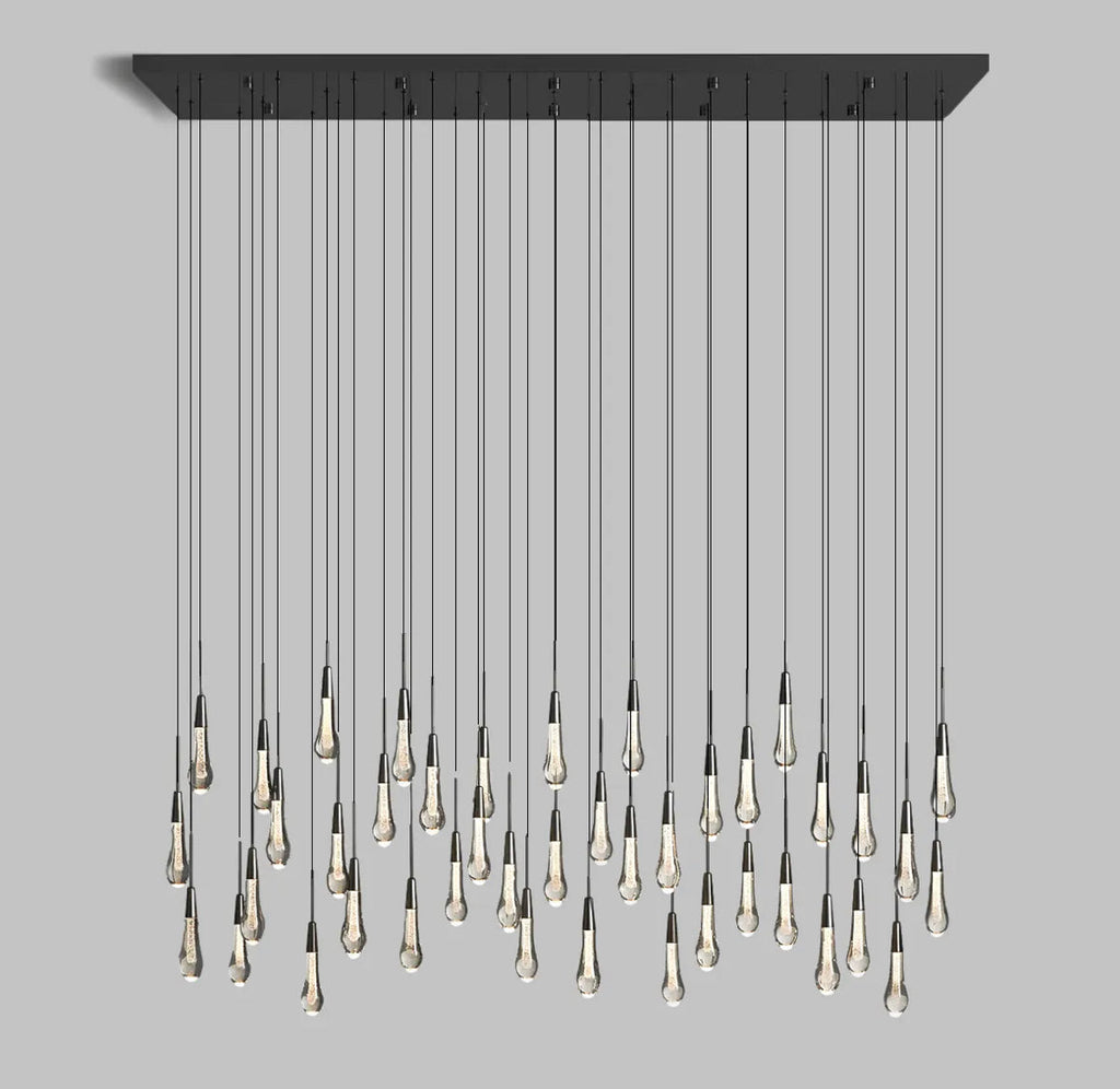 Soltaire Crystal Linear Chandelier 37" 50" 60" 70" 87" 120"W
