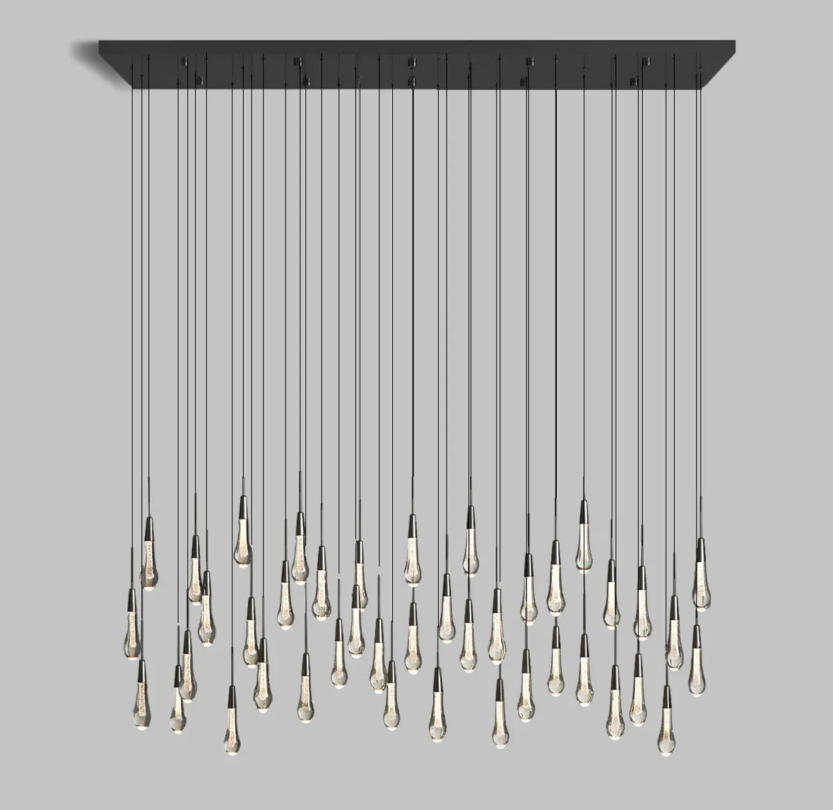Soltaire Crystal Linear Chandelier 37" 50" 60" 70" 87" 120"W