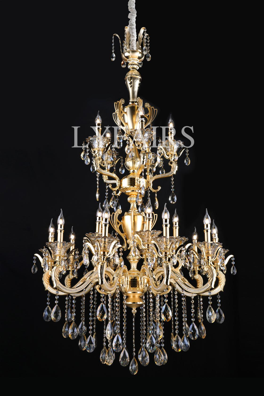 Maria Classic Royal Baroque Revival Vintage Chandelier