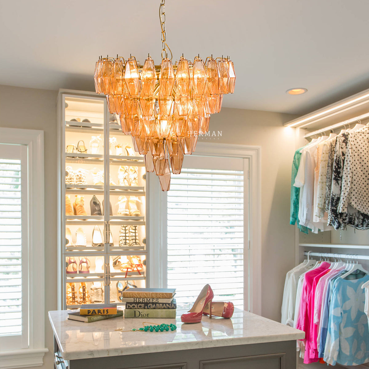 Asti Murano Glass Chandelier