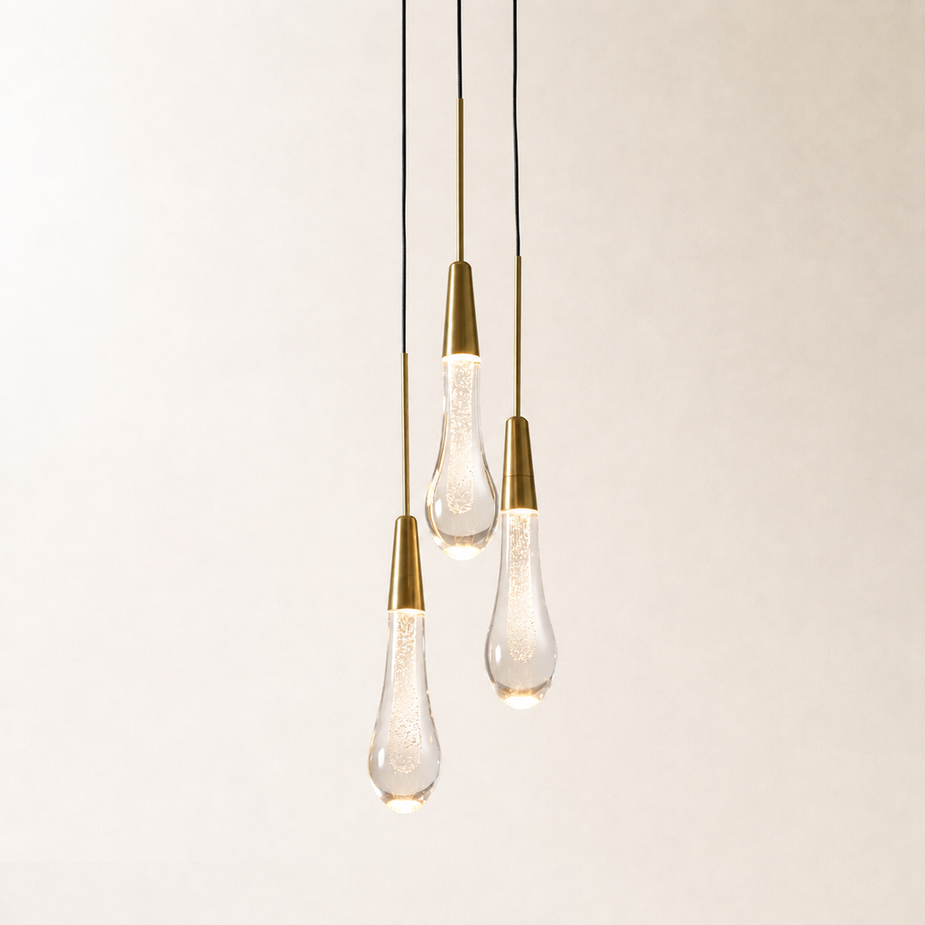 Soltaire Cluster Pendant