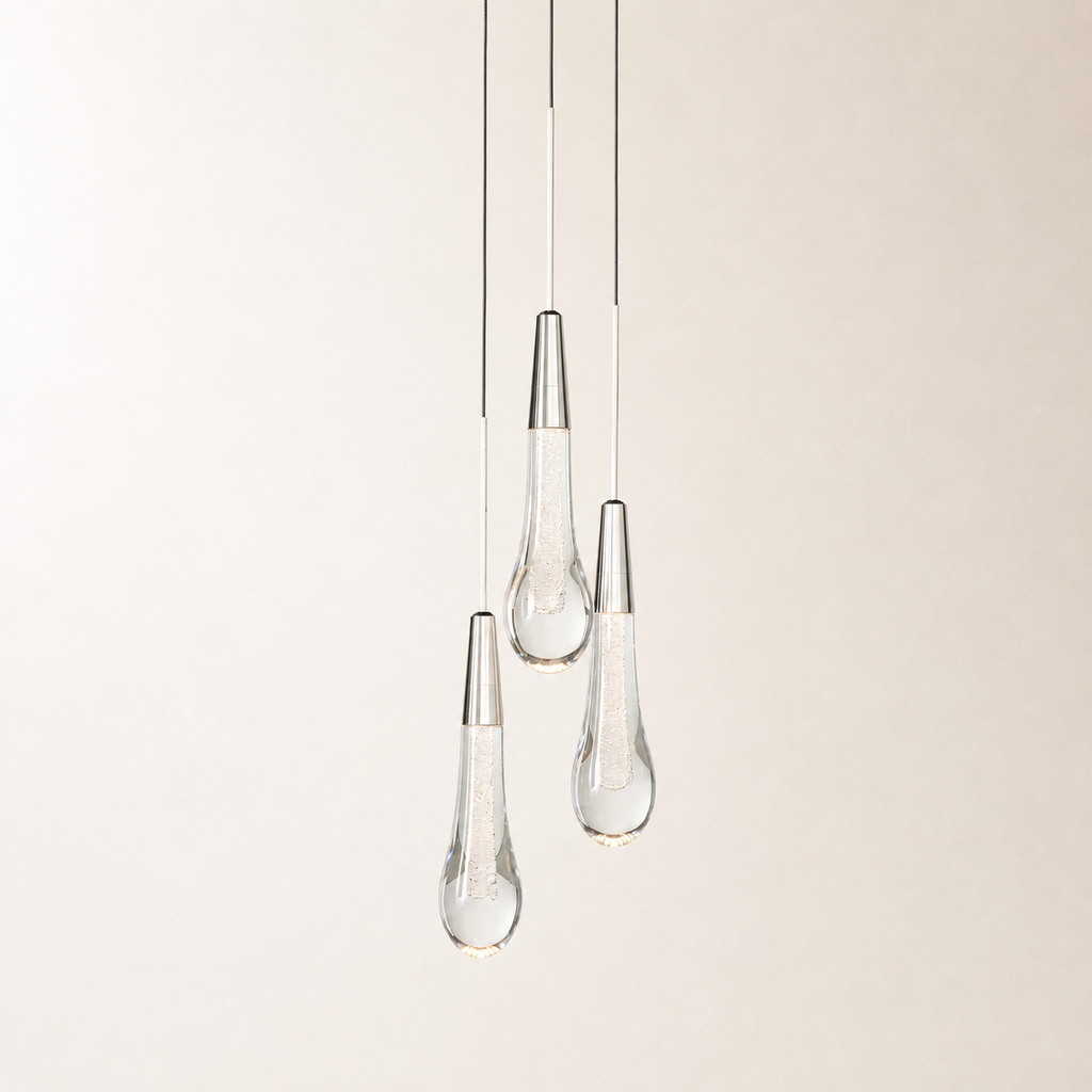 Soltaire Cluster Pendant