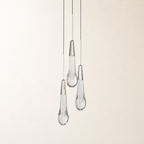Soltaire Cluster Pendant