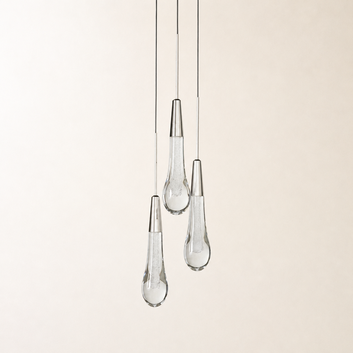 Soltaire Cluster Pendant