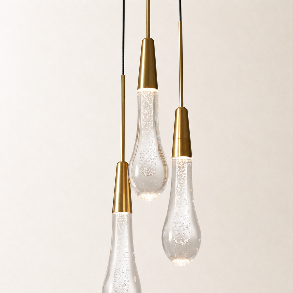 Soltaire Cluster Pendant