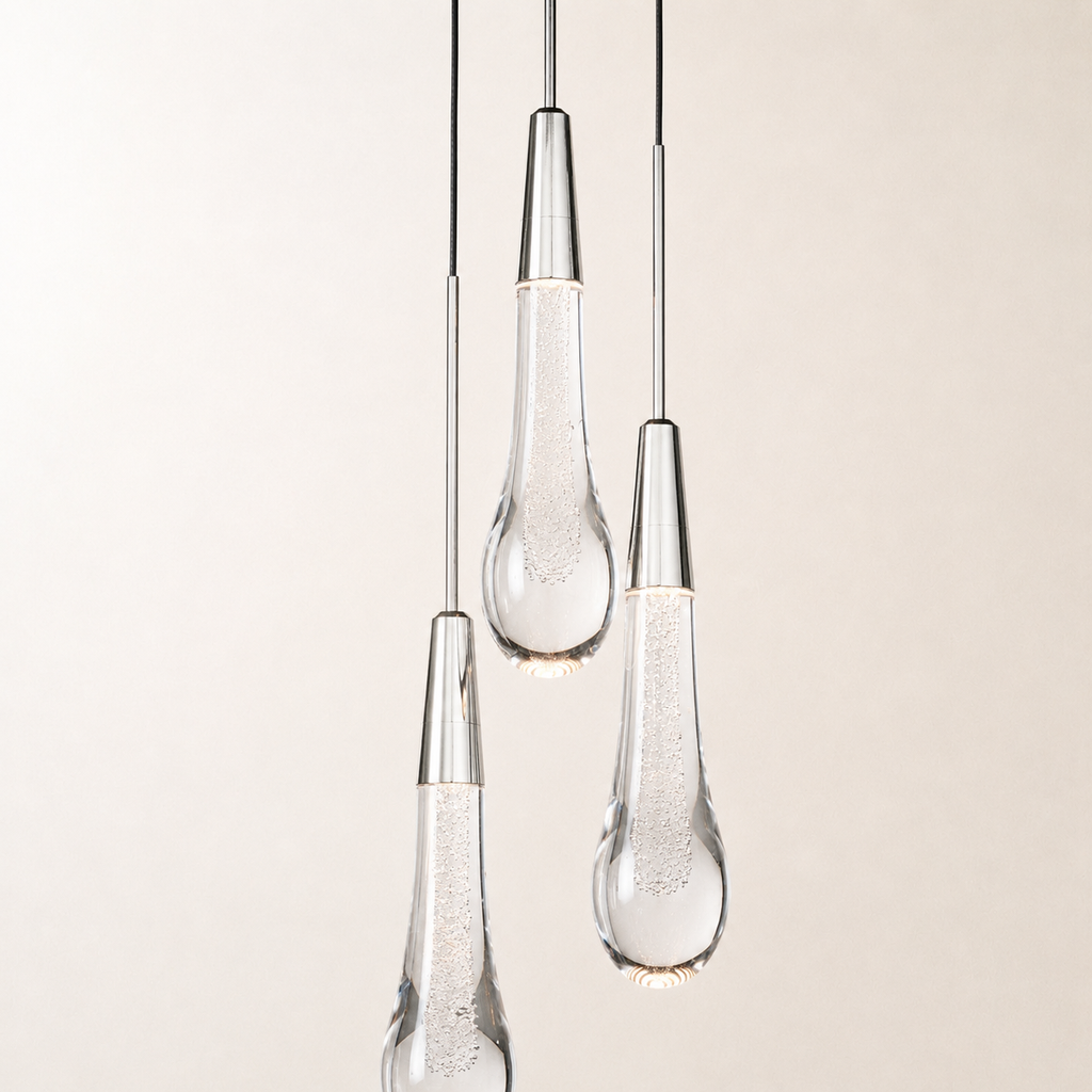 Soltaire Cluster Pendant
