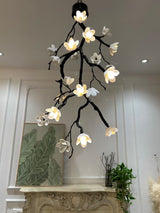 Contemporary Large Long Branch Flower Chandelier - CasaraHouse