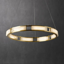 Qatar Alabaster Round Chandelier