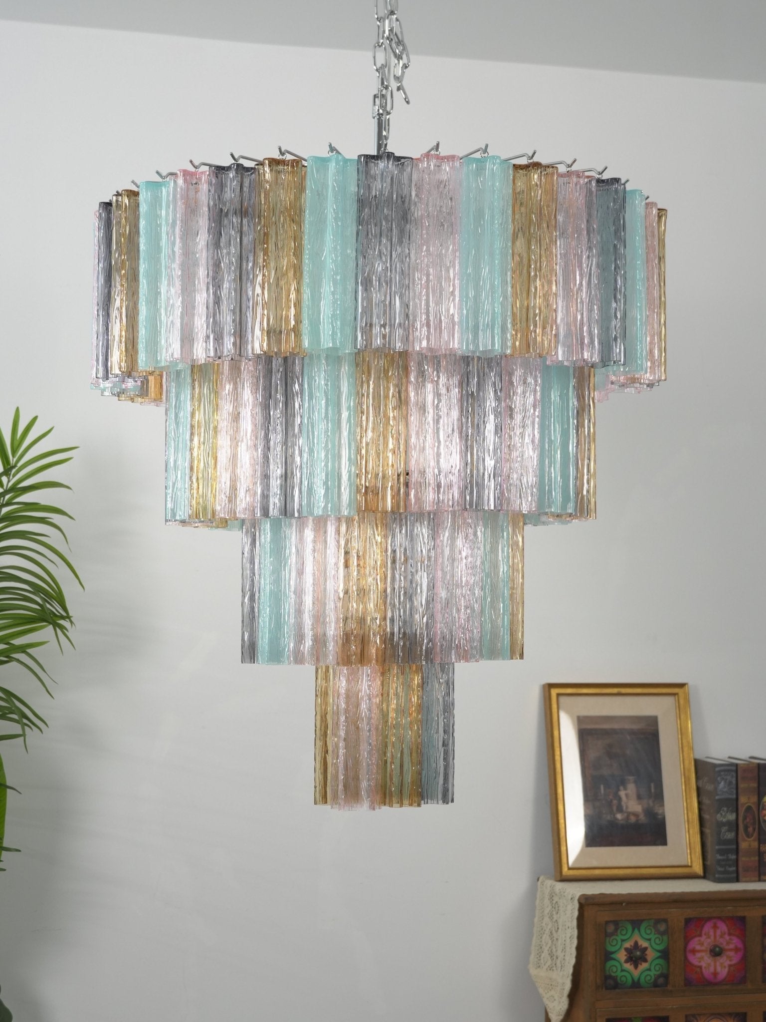 Modern Lustrava Prism Chandelier - CasaraHouse