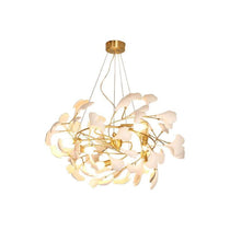 Ceramics Brass Round Branch Chandelier