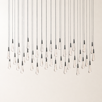 Soltaire Crystal Linear Chandelier 37" 50" 60" 70" 87" 120"W