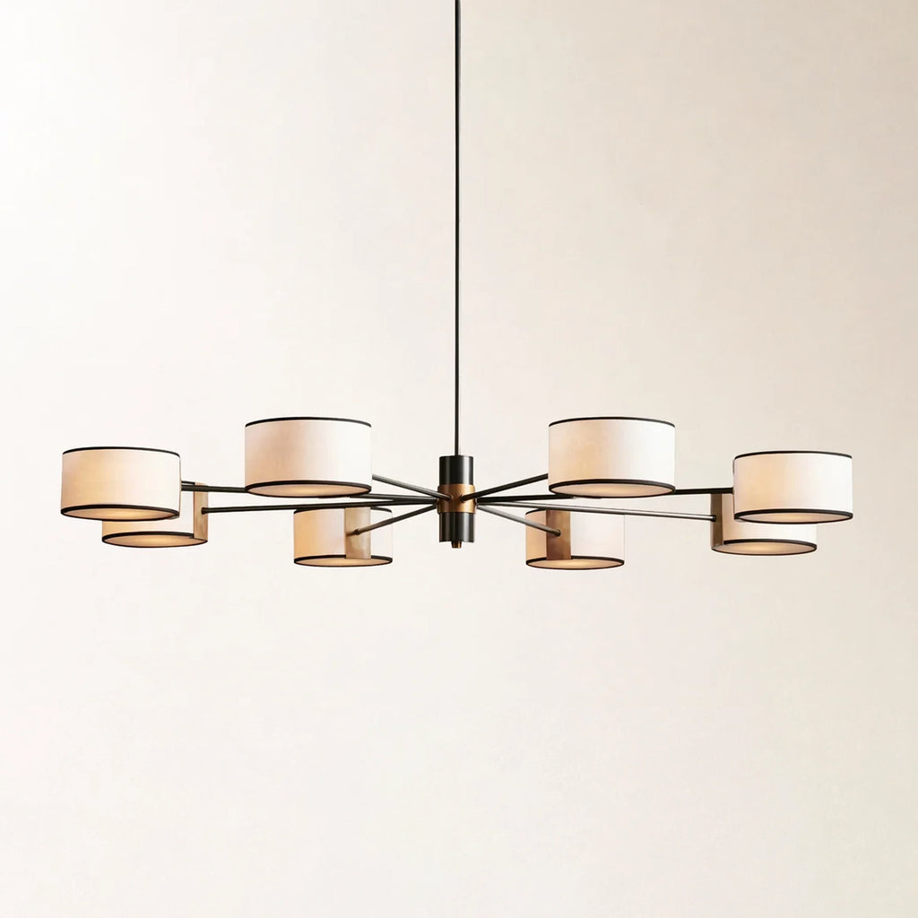 Daphne Fabric Round Chandelier