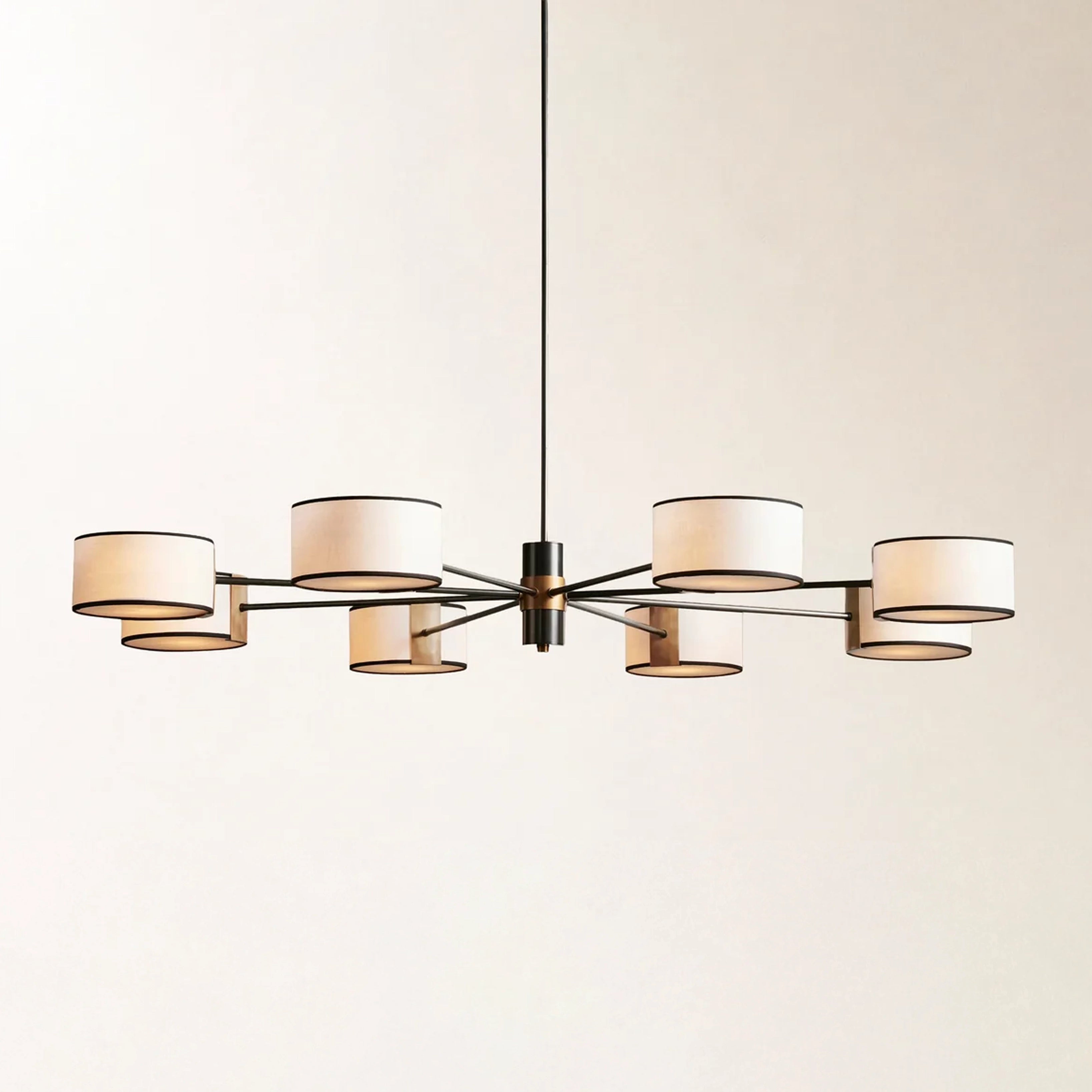 Daphne Fabric Round Chandelier