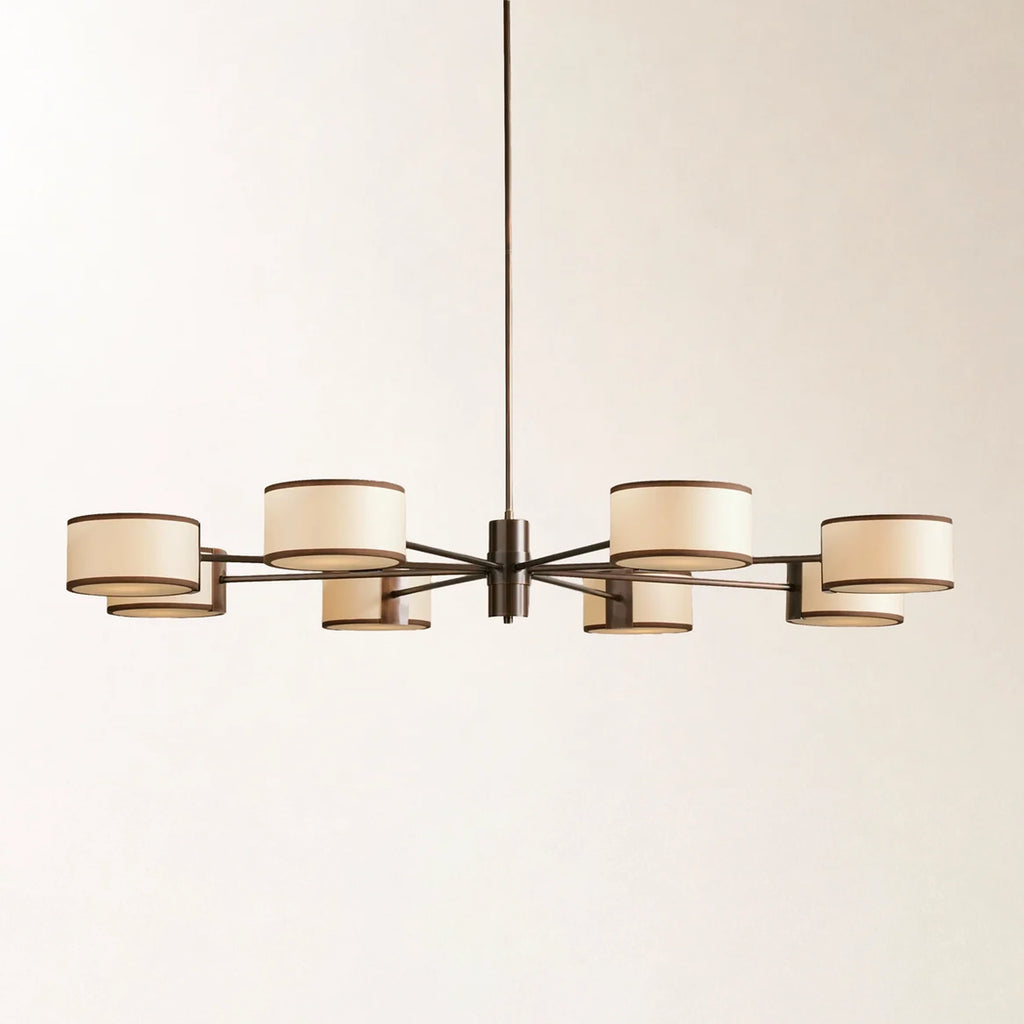 Daphne Fabric Round Chandelier