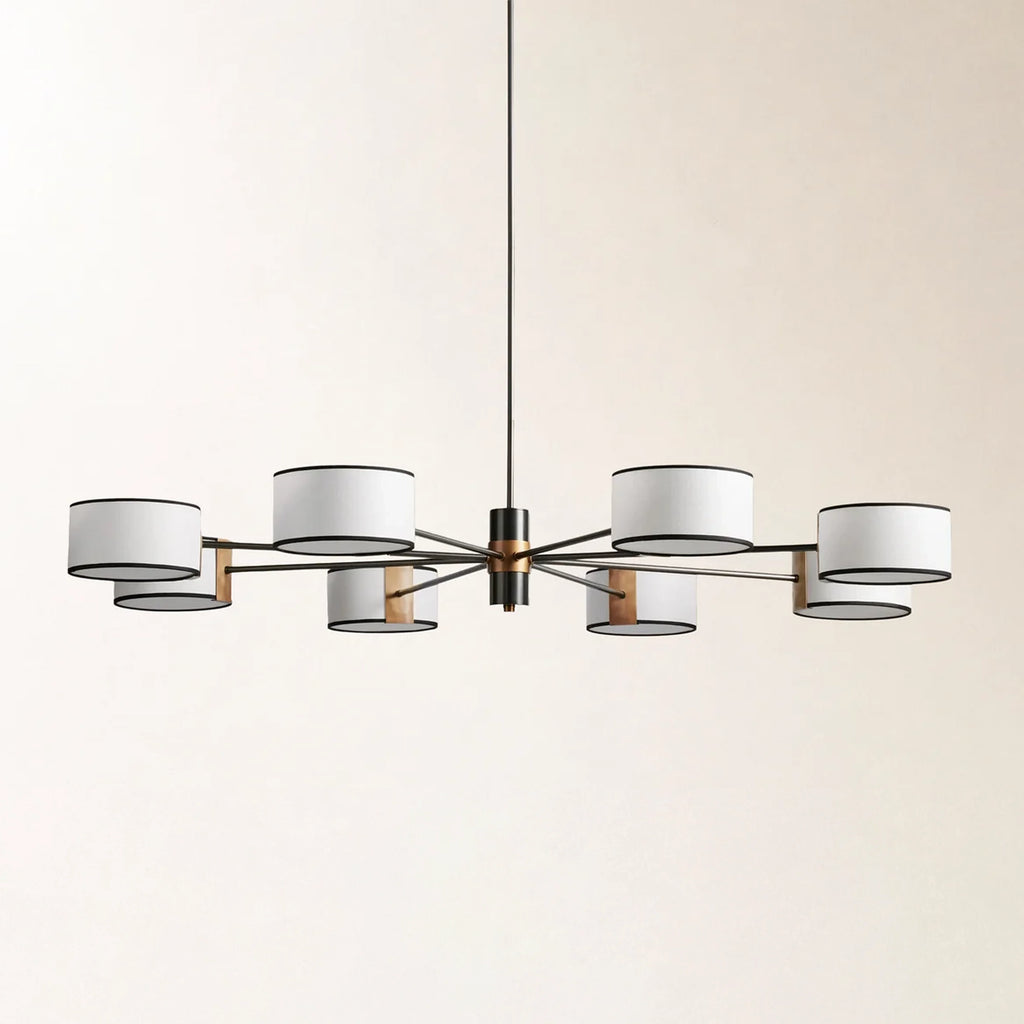 Daphne Fabric Round Chandelier