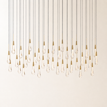 Soltaire Crystal Linear Chandelier 37" 50" 60" 70" 87" 120"W