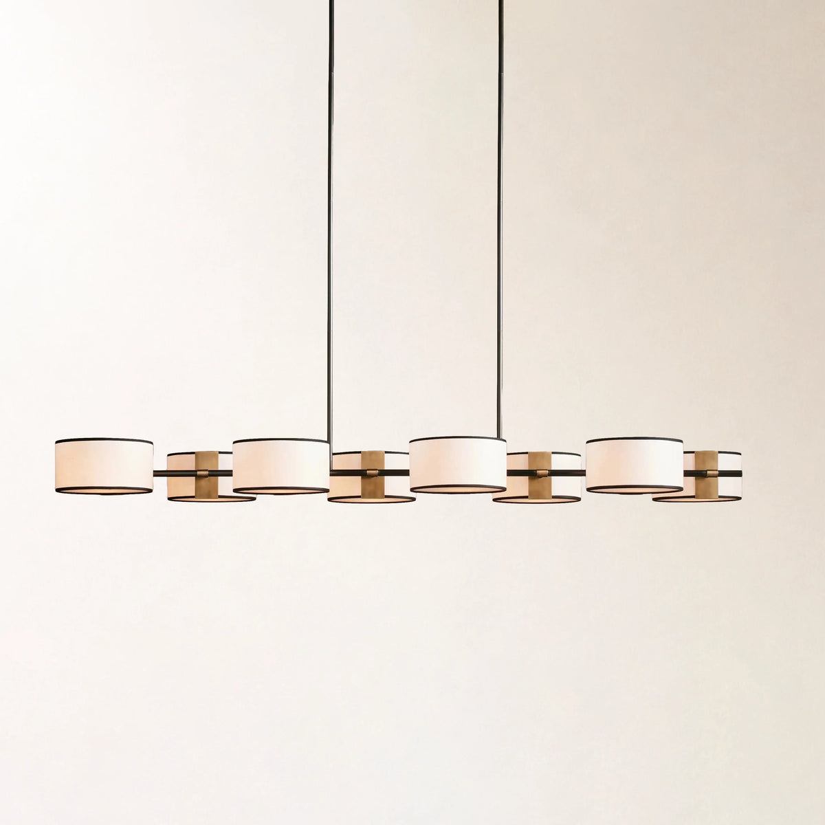 Daphne Fabric Linear Chandelier