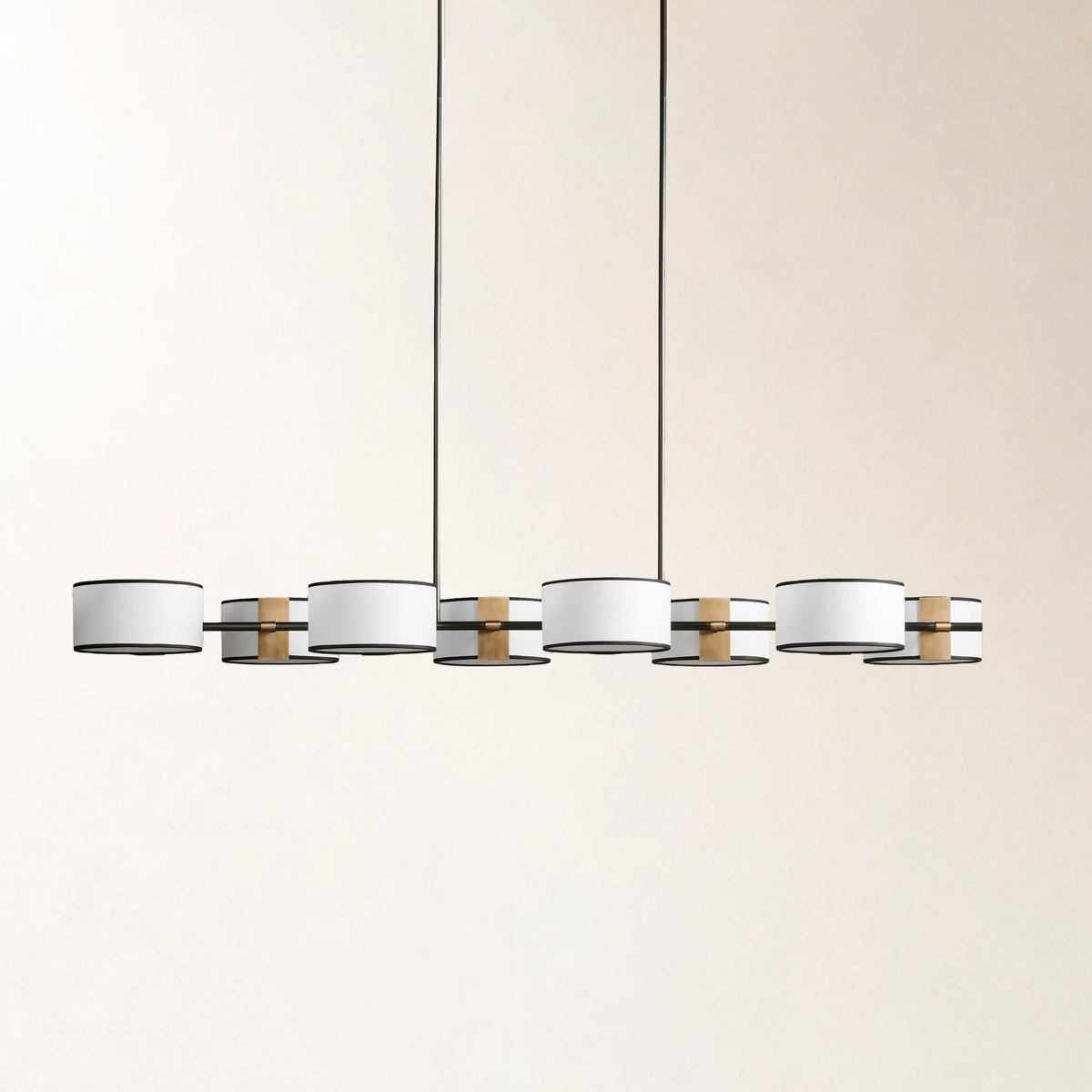 Daphne Fabric Linear Chandelier
