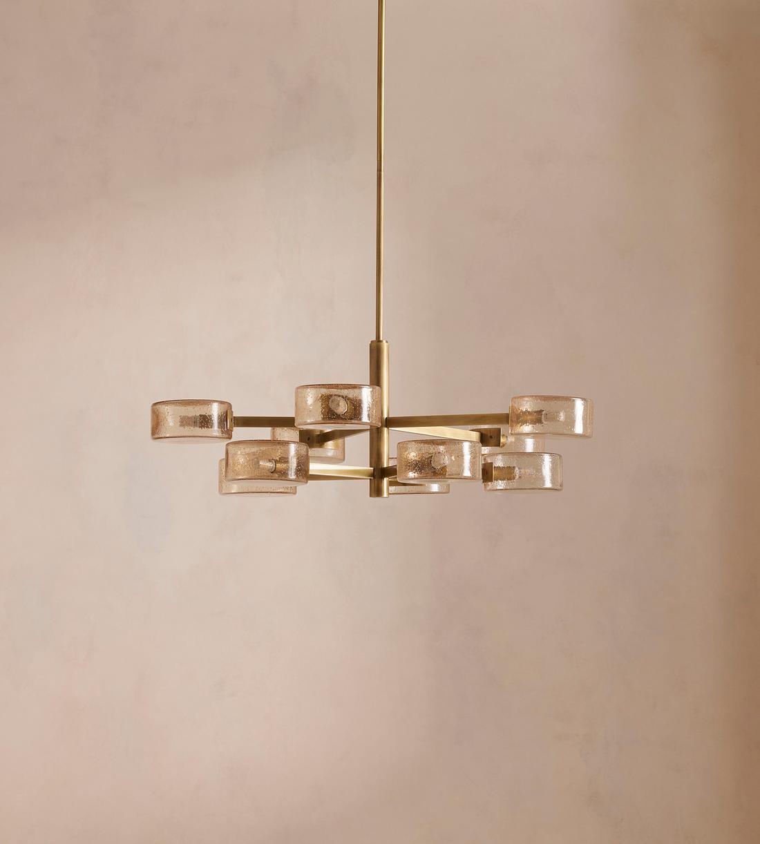 Laurel Glass Chandelier 31.5"W Main image