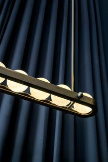 Cervine Quartz Stone Ouranos II Linear Chandelier