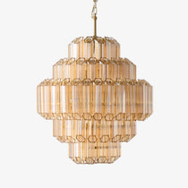Aurum Cascade Murano Glass Chandelier