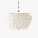 Elegant Hexa Cloud Alabaster Pendant Light - CasaraHouse