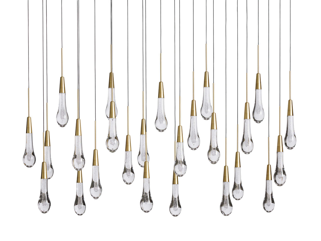 Soltaire Crystal Linear Chandelier 37" 50" 60" 70" 87" 120"W