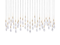 Soltaire Crystal Linear Chandelier 37" 50" 60" 70" 87" 120"W