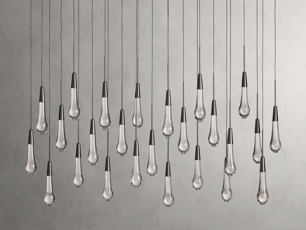 Soltaire Crystal Linear Chandelier 37" 50" 60" 70" 87" 120"W